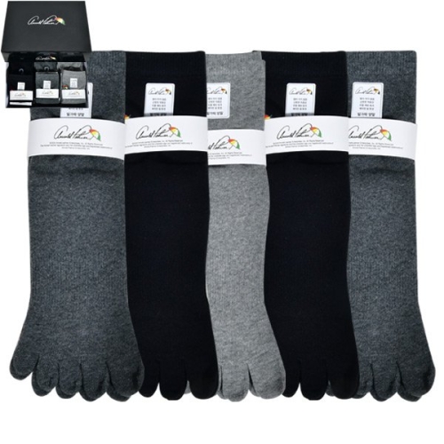 아놀드파마 신사 무지 파일 발가락 단목 양말0054op