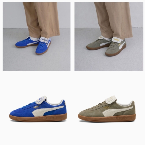 푸마 팔레르모 프리미엄 남여공용 스니커즈 Palermo PREMIUM Suede 402350-0102