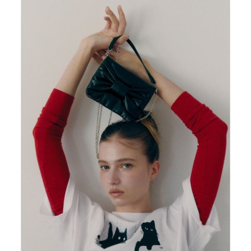 질스튜어트 질바이 보니 리본 미니 체인크로스 2colors JLBA6E890BK JLBA6E891SV 911426