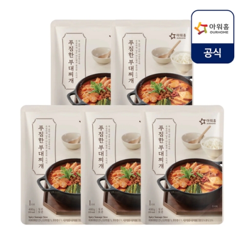 아워홈  푸짐한 부대찌개 400g