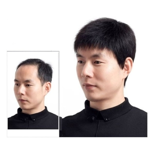 키밍 인모 중년 남자 통가발 짧은머리 자연스러운 KYR-WABE5DD