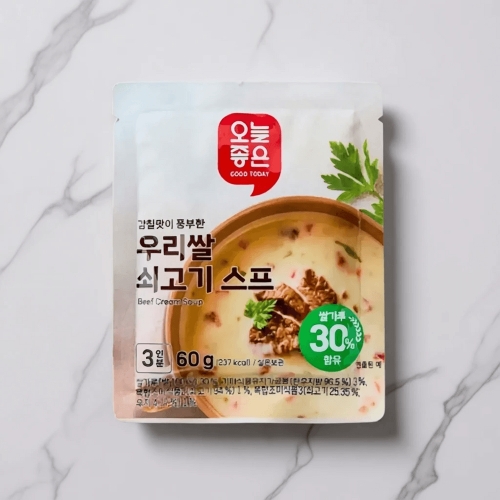 오늘좋은  우리쌀 쇠고기 스프 60g