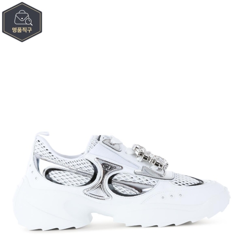 로저비비에 여성 비브 온 더 런 메쉬 인서트 레이스업 스니커즈_RVW75640890U9D0XPG