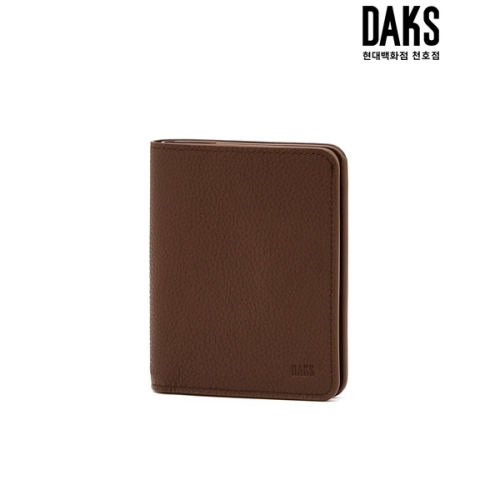 닥스 남성 슬림 브라운 중지갑 DBWA6E751W3