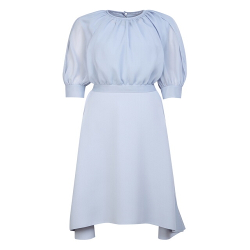 질스튜어트 뉴욕 여성 블루 레이어드 7부소매원피스 WJDR5B700B1