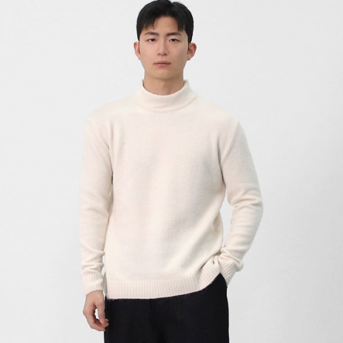 빌리버스 남성 데일리 클래식 비즈니스 하프넥 반폴라 베이직 니트 VROV010