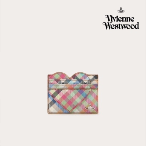 비비안웨스트우드 여성 부시아 다란치아 하트 카드지갑 VQSCWA0019