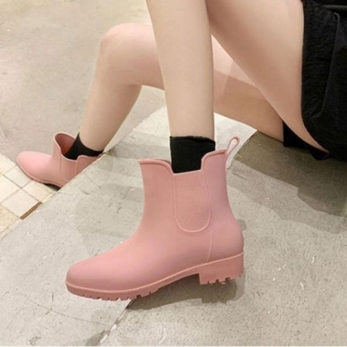 썬리빙 레인부츠 장화 롱턴 숏라인 감성 3color 레인부-WFI1H9D