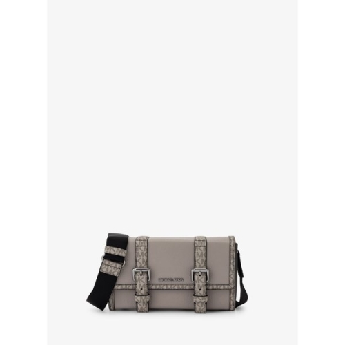 마이클코어스 쿠퍼 트렁크 크로스바디 MK 시그니처 37S6LCOM1O35 펄 그레이