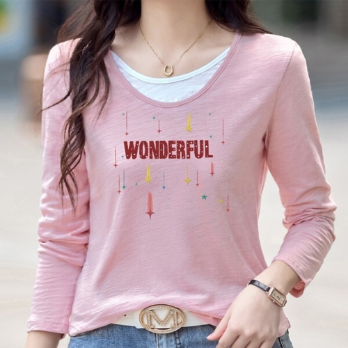 원더풀 패션시그널 레이어드 라운드넥 티셔츠 669587