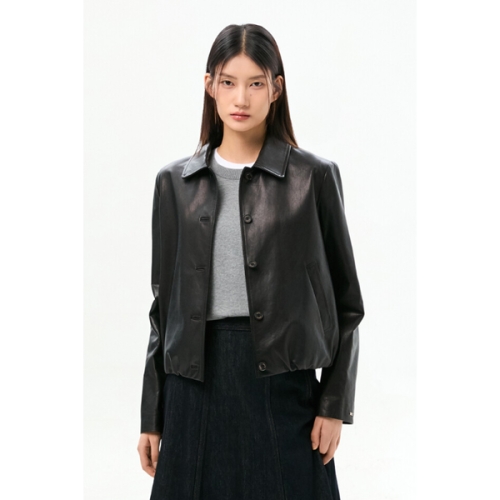 타미힐피거 여성 버튼 레더 자켓 T22G0LJC203WL1