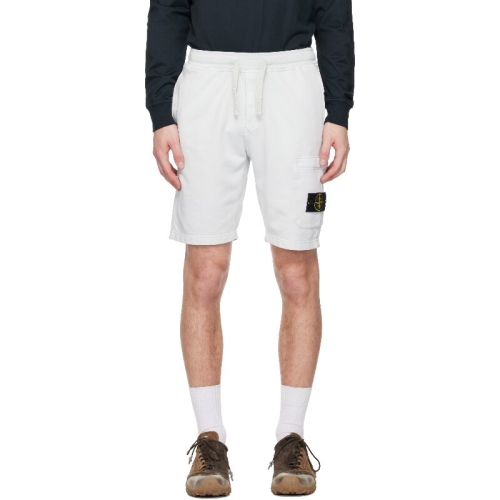 스톤아일랜드 반바지 블루 6200011 오가닉 코튼 플리스 쇼츠 261828M193017