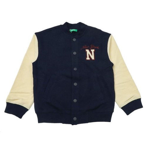 베네통키즈 뉴욕로고 야구점퍼 32N4C505FST