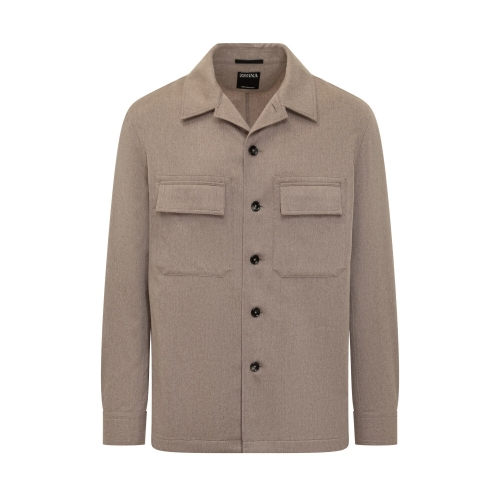 제냐 롱슬리브 버튼 오버셔츠 UGV46A2SOT6B M06MARRONEMEDIOUNITO T