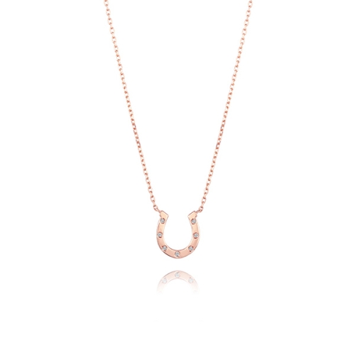 스톤헨지  14K 럭키유 다이아몬드 목걸이 M0588D