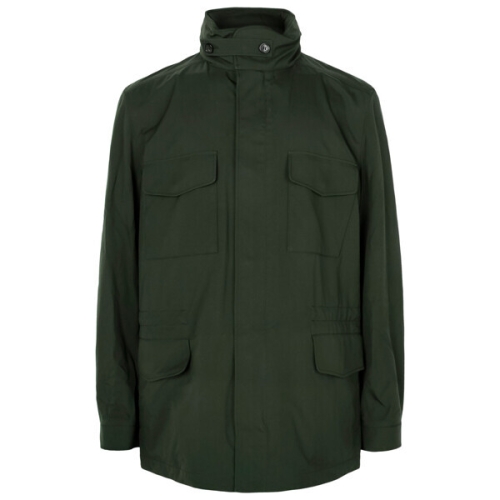 로로피아나 아일랜드그린 트래블러 필드 자켓 FAQ2552 5406