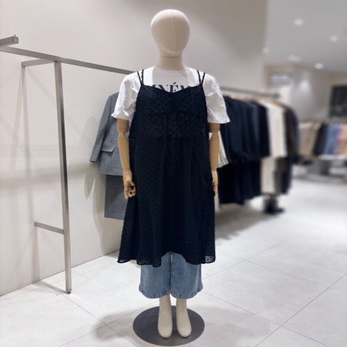 온앤온 맥시 스트랩 뷔스티에 원피스 NJW6SO217