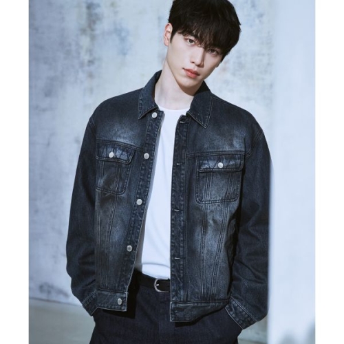 드로우핏 ltgt DRAW FIT 서강준 PICK 로우 스모크 데님 트러커 자켓 MIDNIGHT BLUE DFDN6101MBL 10..