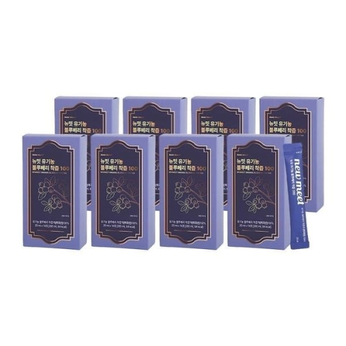 뉴밋 유기농 블루베리 착즙 100 20ml 14포