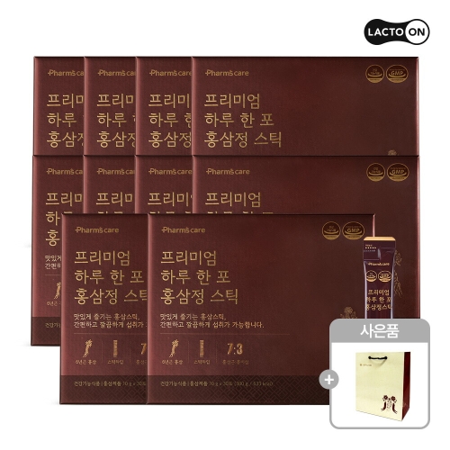 서울약사신협 락토온 프리미엄 하루 한 포 홍삼정 스틱 10g 30포