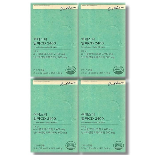 여에스더 알파CD 2400 14포