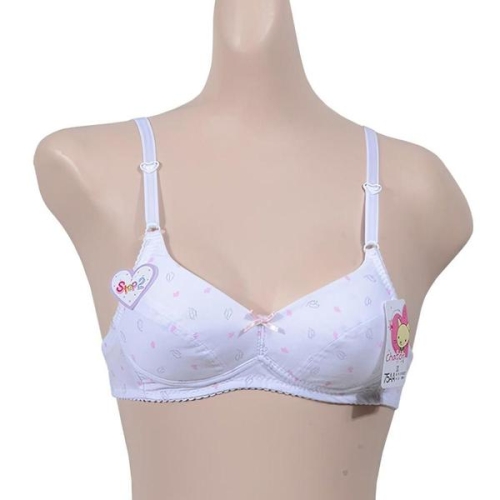 샤통 주니어 청소년 2단계 브라 구름패턴 중학생 중딩 WD6C6C8