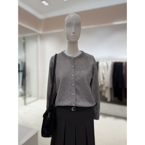 스위트숲 단추포인트 배색 가디건 SC2GD303