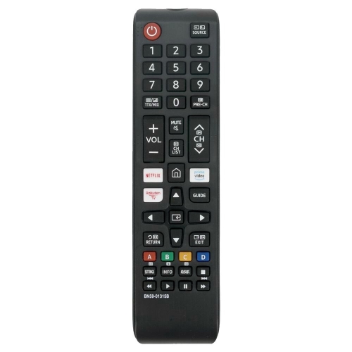 스마트  TV 리모컨 교체 BN59 01315B 넷플릭스 프라임 비디오 라쿠텐 TV 앱 UE43RU7105 UE50RU7179