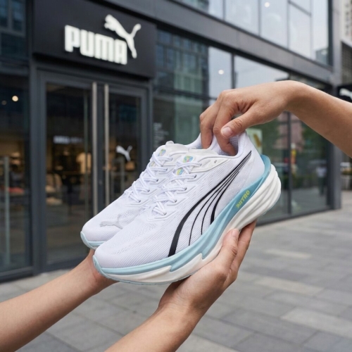 푸마 디비에이트 나이트로4 남성 런닝화 마라톤화 화이트 워터 31212309