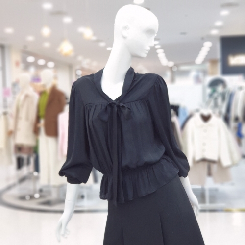 Ab.f.z 실키 셔링 여리 블라우스 FSPQA1B31B