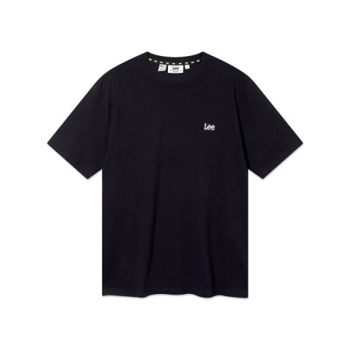 LEE 스몰 트위치 로고 반팔 티셔츠 블랙 LE2602ST02BK 139816
