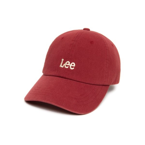 LEE 스몰 트위치 로고 코튼 볼캡 레드 LE2601CA01RD 235900