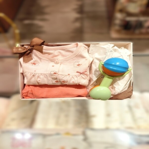 아가방 라피 7부 내의 하트 딸랑이세트 01T35765583103