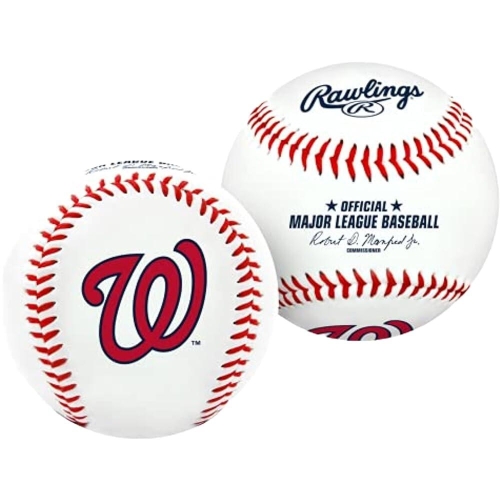 롤링스  MLB 내셔널팀 로고 야구공 화이트 144879