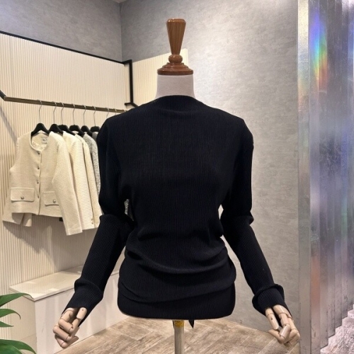 Ab.f.z 스트랩 플리츠 백 티셔츠 AOA1HK331