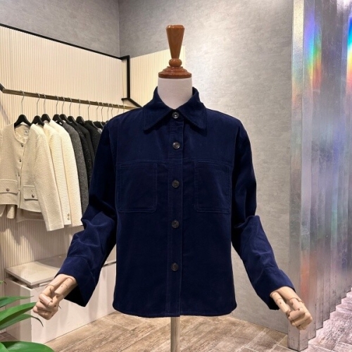 Ab.f.z 포켓 카라 크롭 골덴 셔츠 재킷 AOA1HJ052