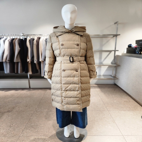 나이스클랍 구스 다운 더블버튼 버버리 패딩 A254PWDA14