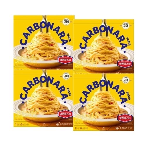 CJ제일제당  고메 까르보나라 생면파스타 250g