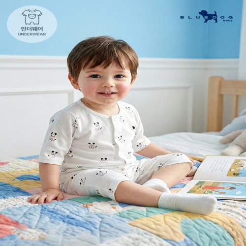 블루독베이비 달마시안 7부 내의_WH 4417005422