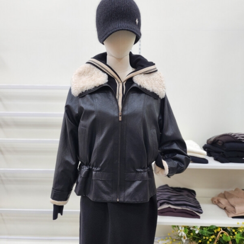 조이너스 뽀글이 히리 쪼름 합성 가죽 자켓JZFW0-WLZ210