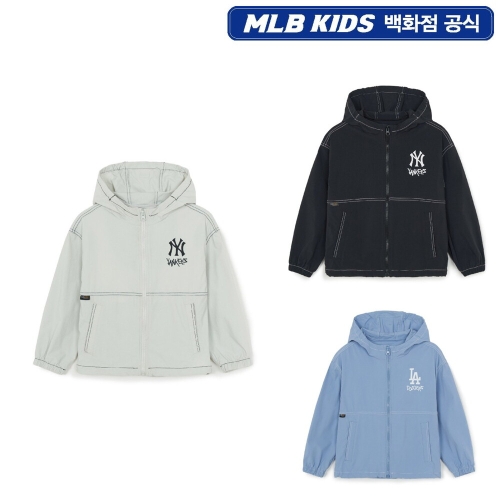 MLB키즈 스트릿 코듀라 립스탑 스티치 바람막이 (7AWJB0261)