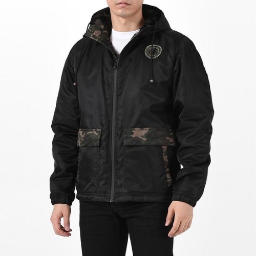 MR s JK041E 카모플라쥬 후드 집업자켓 블랙 172JK041E XCHECK C9606