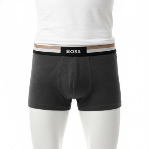 휴고보스 Three-pack of cotton-blend trunks with signature stripe 50516542-001..