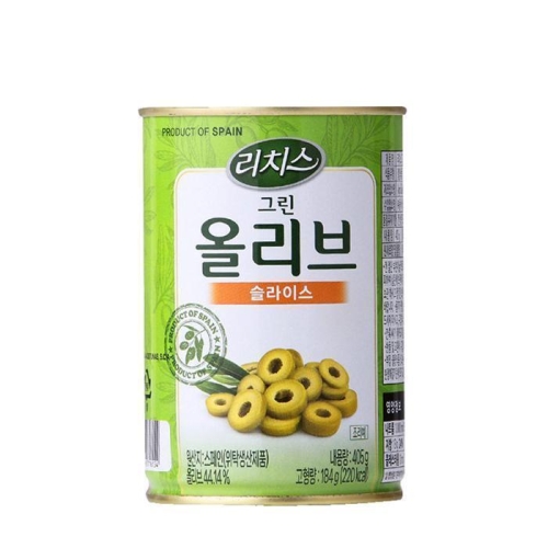 동서식품 리치스 그린 올리브 슬라이스 405g