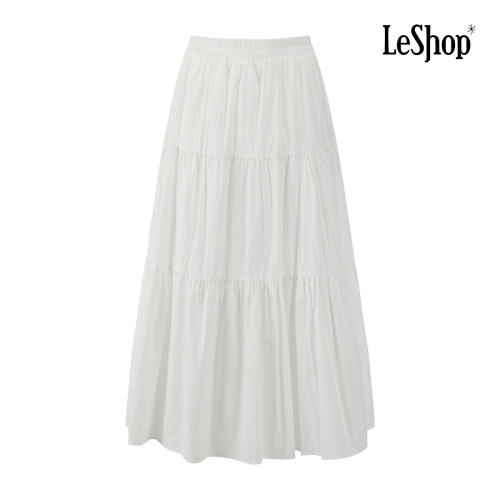 르샵 봄 링클 롱 밴딩 스커트 BQ1SK009A