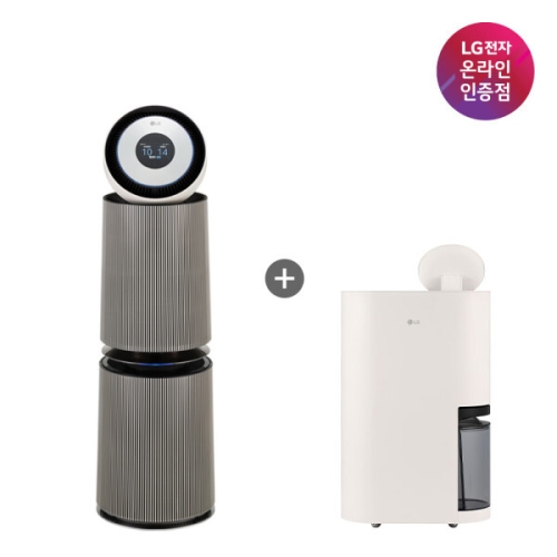 LG전자 오브제컬렉션 퓨리케어 AI 360˚ 알파UP AS335NSAC + DQ214MEGA