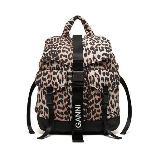 가니 레오파드 프린트 여성 백팩 148644188