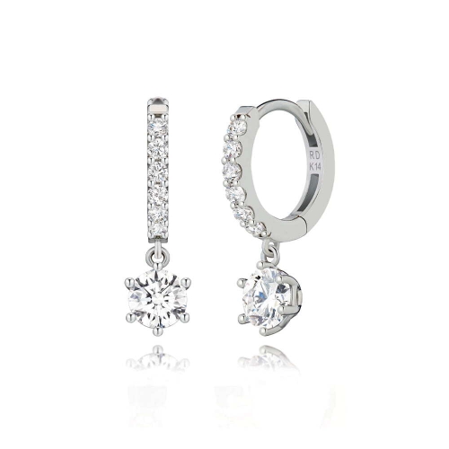 로제도르  주얼리 드롭렛프롱벨 원터치 귀고리 250100376 14K 골든듀AMC IC