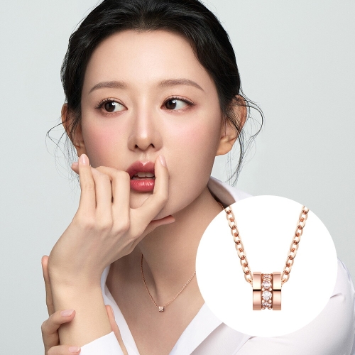 스톤헨지 에끌라 미니 14K 로즈골드 목걸이 SA26A07P