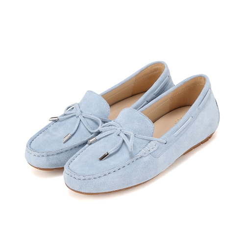 바바라 여성 양가죽 스웨이드 캐주얼 드라이빙 로퍼_BBJ123BL